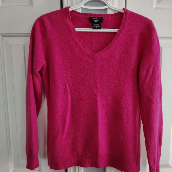 Lord & Taylor Pink Cashmere Woman Sweater OX - Picture 1 of 9
